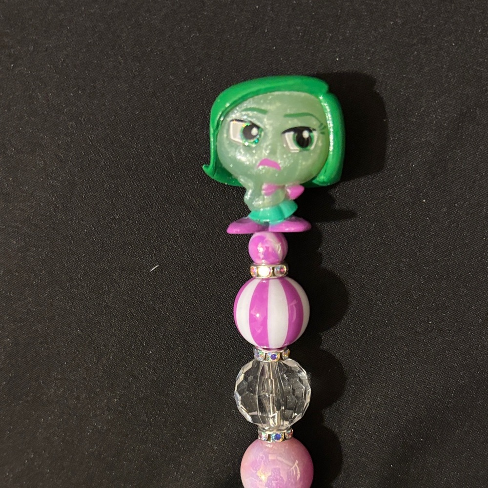 Handmade Disney Pixar Disgust Pen - Picture 3 of 5